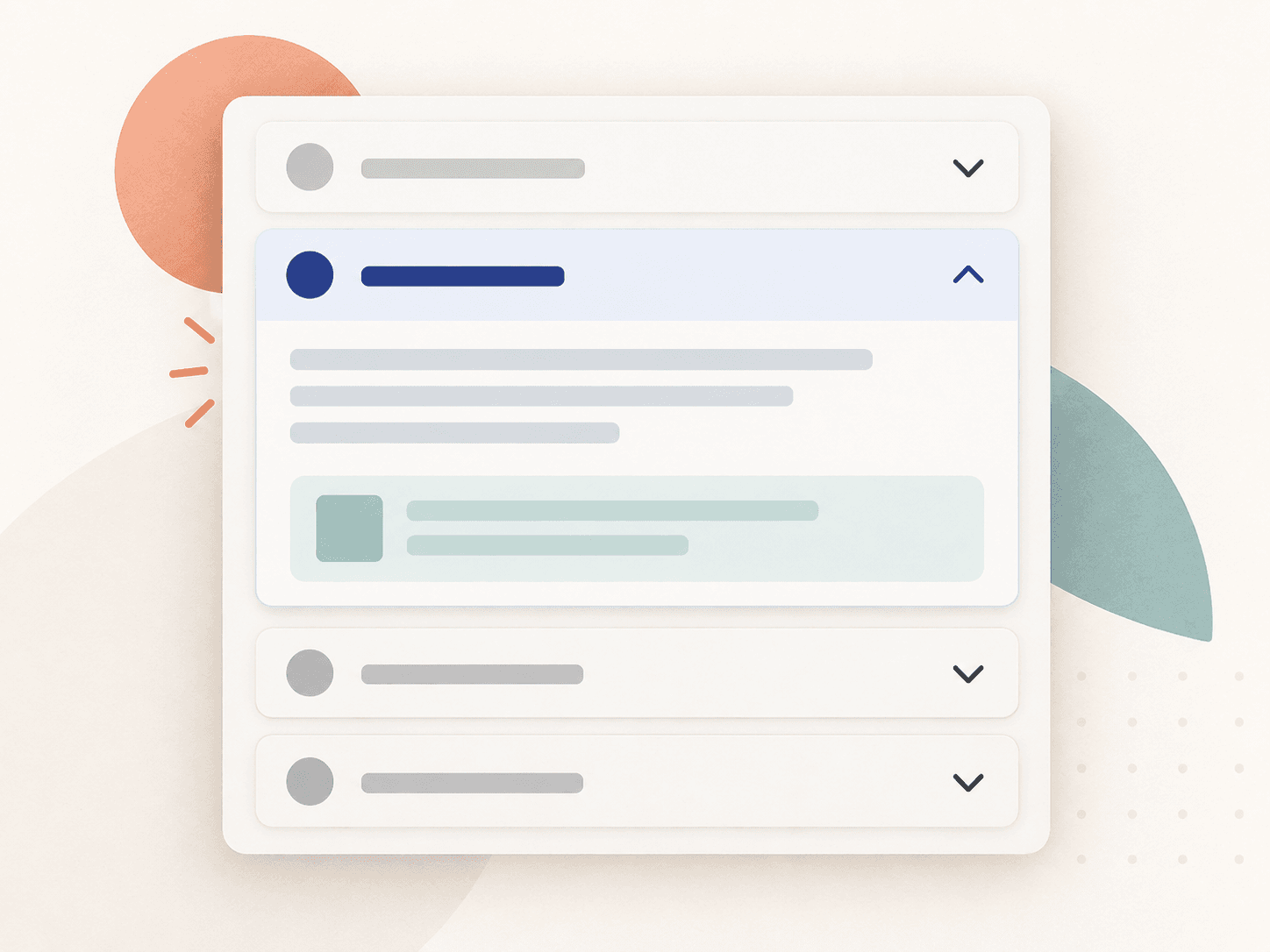 Accordion Disclosure supporting image